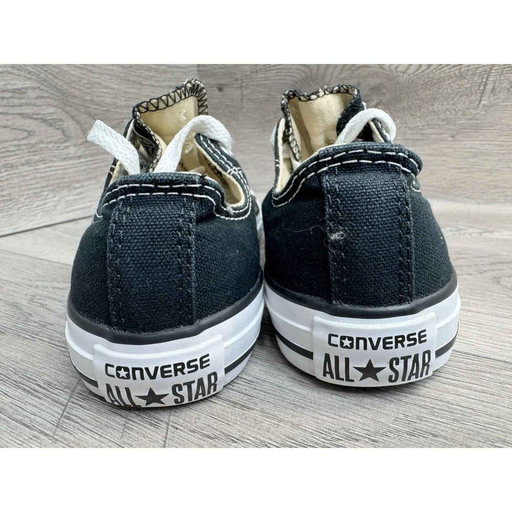 Converse All Star Youth 2 Low Top Shoes Black White Canvas Sneakers Shoes